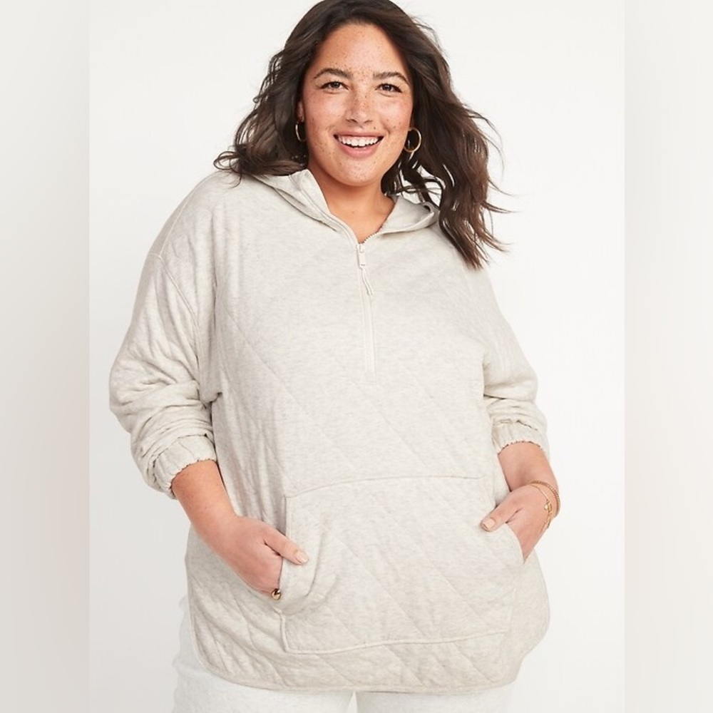 Old navy quilted zip jacket size L